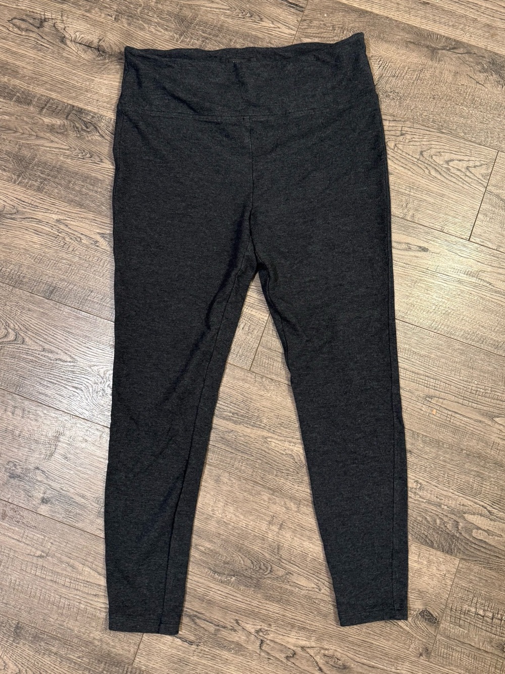 Max & Mia Charcoal Gray High Waisted Leggings | Soft Stretch Size XL